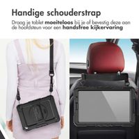 Accezz Rugged Backcover met schouderstrap Samsung Galaxy Tab A8 - Zwart