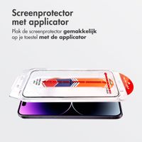 Accezz Gehard Glas Screenprotector + Applicator iPhone 14 Pro