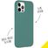 Accezz Liquid Silicone Backcover iPhone 12 (Pro) - Donkergroen