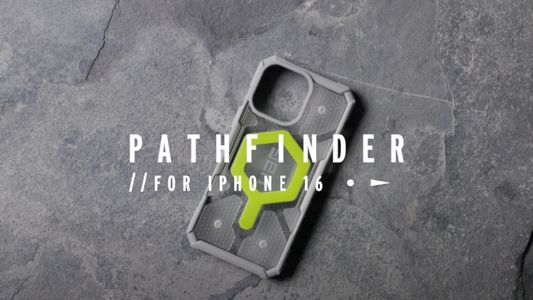 UAG Pathfinder Backcover MagSafe met polsbandje iPhone 16 Pro Max - Ash Black 