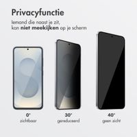 Accezz Gehard Glas Privacy Screenprotector + Applicator Samsung Galaxy S24 Plus / S25 Plus
