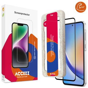 Accezz Triple Strong Full Cover Glas Screenprotector met applicator Samsung Galaxy A35 / A55 - Transparant