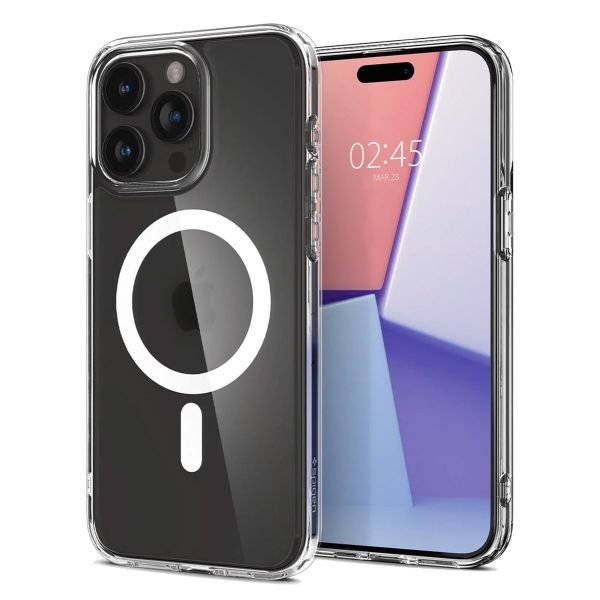 Spigen Ultra Hybrid Backcover MagSafe Apple iPhone 15 Pro - Transparant
