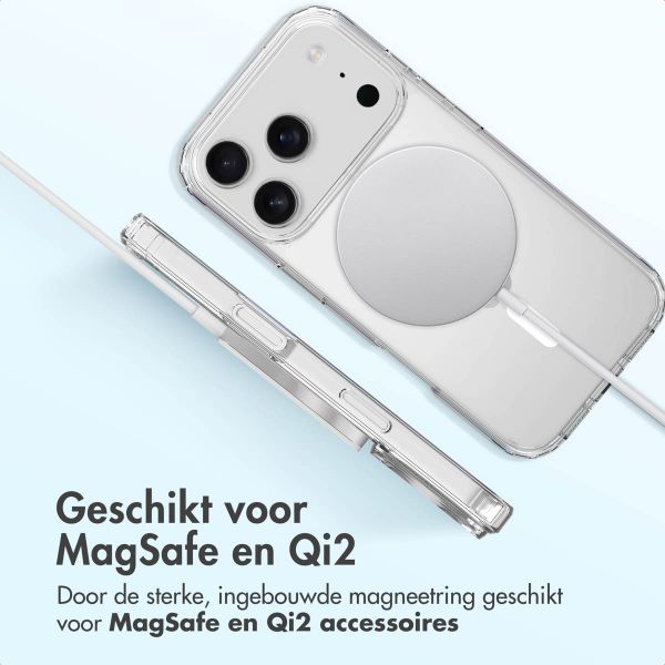 Accezz Xtreme Impact Backcover met MagSafe Apple iPhone 17 Pro - Transparant