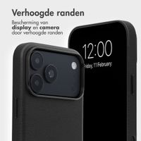 Accezz Leather Bookcase 2-in-1 met MagSafe Apple iPhone 18 Pro Max / 17 Pro Max - Onyx Black