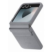 Samsung Originele KindSuit Vegan Leather Case Samsung Galaxy Z Flip 6 / Flip 7 FE - Gray
