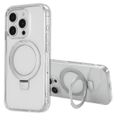 Accezz Ring Stand Backcover met MagSafe iPhone 15 Pro - Transparant