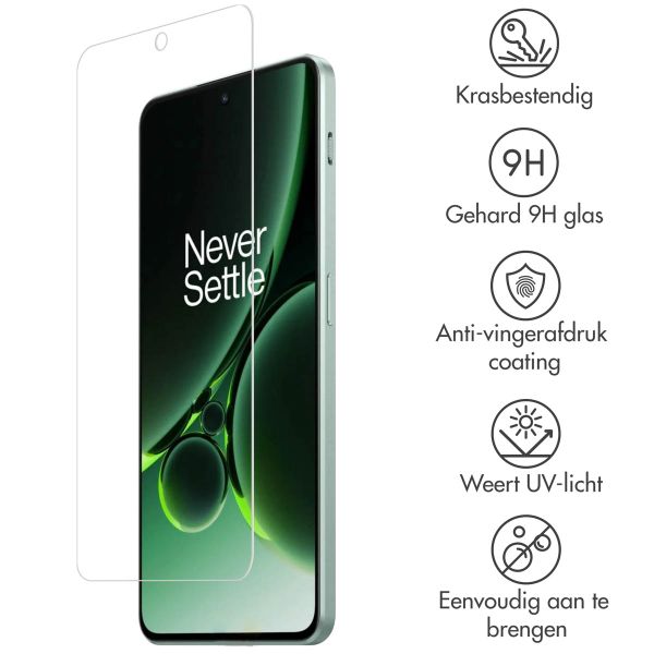 Accezz Gehard Glas Screenprotector OnePlus Nord 3 / 4 - Transparant