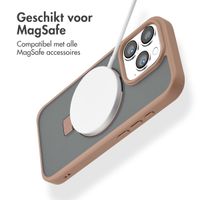 Accezz Ring Stand Backcover met MagSafe iPhone 16 Pro - Brown