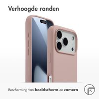 Accezz Liquid Silicone Backcover met MagSafe Apple iPhone 17 Pro - Pink
