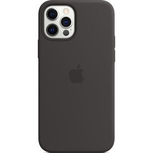 Apple Silicone Backcover MagSafe Apple iPhone 12 (Pro) - Black