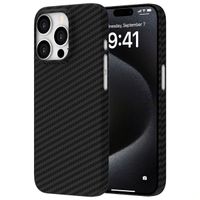 Accezz MagSafe Kevlar Backcover Apple iPhone 15 Pro Max - Black