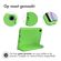 Accezz Kidsproof Backcover met handvat Samsung Galaxy Tab A9 8.7 inch - Groen