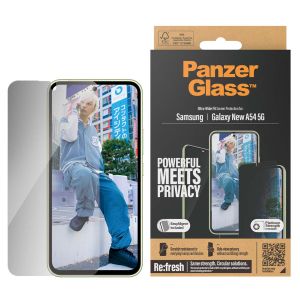 PanzerGlass Privacy Ultra-Wide Fit Anti-Bacterial Screenprotector incl. applicator Samsung Galaxy A55