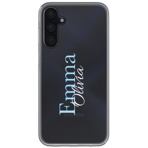 Gepersonaliseerd hoesje met naam Samsung Galaxy A15 - Transparant