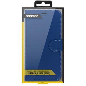 Accezz Wallet Softcase Bookcase iPhone 11 Pro Max - Blauw