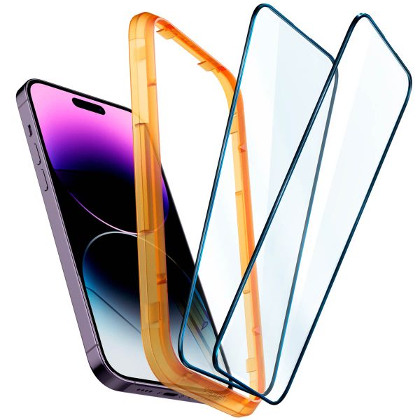 Spigen GLAStR EZ Fit Screenprotector + Applicator Apple iPhone 14 Pro Max