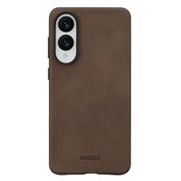 Accezz Vintage Leather Magsafe Backcover Samsung Galaxy S25 Edge - Rustic Brown