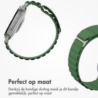 Accezz Nylon Alpine bandje Samsung Galaxy Watch 9 (40/44mm) / Watch 8 (40/44mm) / Classic (46mm) - Olive Green