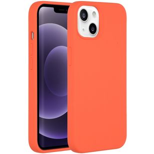 Accezz Liquid Silicone Backcover Apple iPhone 13 - Nectarine