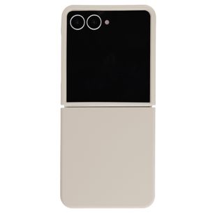 Accezz Liquid Silicone Backcover met MagSafe Samsung Galaxy Z Flip 8 - Stone