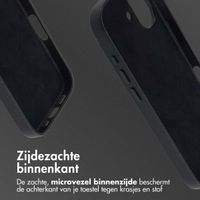 Accezz Echt leren hoesje + MagSafe Wallet Apple iPhone 17 - Onyx Black