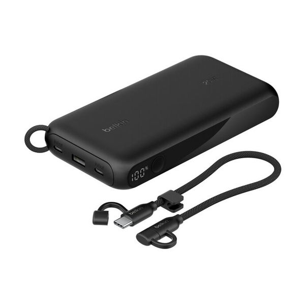 Belkin BoostCharge Powerbank 20.000 mAh - met display - Zwart