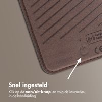 Accezz Magnetische Leren Kaarthouder - Geschikt voor Apple Find My - Coffee Brown
