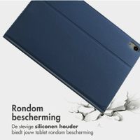 Accezz Classic Tablet Case Apple iPad 11 (2025) 11 inch A16 / iPad 10 (2022) 10.9 inch - Donkerblauw
