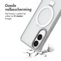 Accezz Ring Stand Backcover met MagSafe Samsung Galaxy S25 Edge - Grey