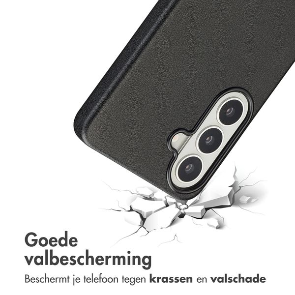 Accezz MagSafe Leather Backcover Samsung Galaxy S26 Plus - Onyx Black