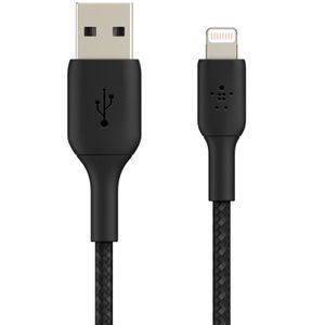 Belkin Boost↑Charge™ Braided Lightning naar USB kabel - 0,15 meter - Zwart