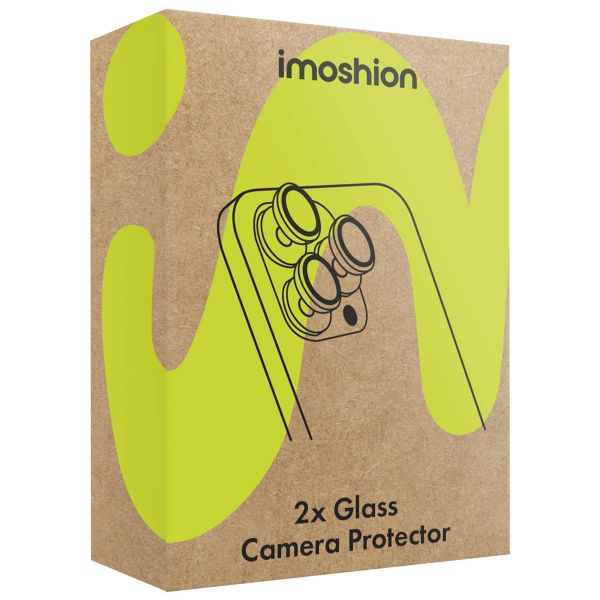 imoshion 2 Pack Camera lens protector Apple iPhone 15 Pro / 15 Pro Max - Black Titanium