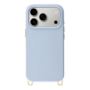 Selencia Rivièra MagSafe Backcover met afneembare haakjes Apple iPhone 17 Pro - Powder Blue