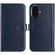 Selencia Echt Lederen Bookcase iPhone 16 Plus - Blauw