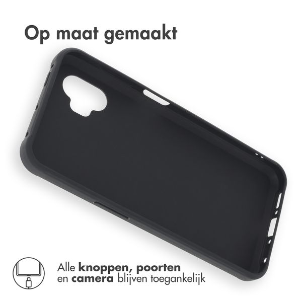 Accezz Color Backcover Samsung Galaxy Xcover 7 Pro - Zwart