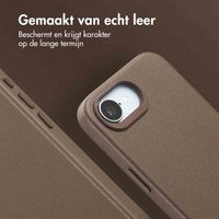 Accezz MagSafe Leather Backcover Apple iPhone 16e - Coffee
