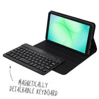 Accezz Bluetooth Keyboard Bookcase Samsung Galaxy Tab A11 - QWERTY / NL - Zwart