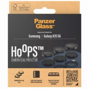 PanzerGlass Camera Protector Hoop Optic Rings Samsung Galaxy A35 - Black