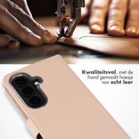Selencia Echt Leren Bookcase Samsung Galaxy S26 - Dusty Pink