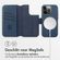 Accezz Leather Bookcase 2-in-1 met MagSafe iPhone 15 Pro - Nightfall Blue