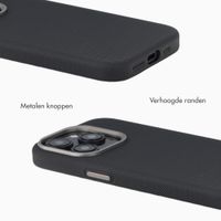 Accezz Mesh Backcover met MagSafe Apple iPhone 15 Pro - Zwart