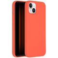 Accezz Liquid Silicone Backcover met MagSafe iPhone 15 Plus - Nectarine