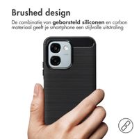 imoshion Brushed Backcover Oppo A6 (5G) - Zwart