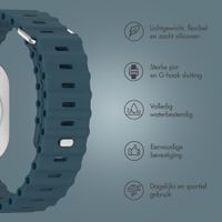 Accezz Ocean bandje Apple Watch | 38/40/41/42 mm - Abyss Blue