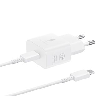 Samsung Originele 25W Efficiency Adapter met USB-C naar USB-C kabel - 1 meter - Wit