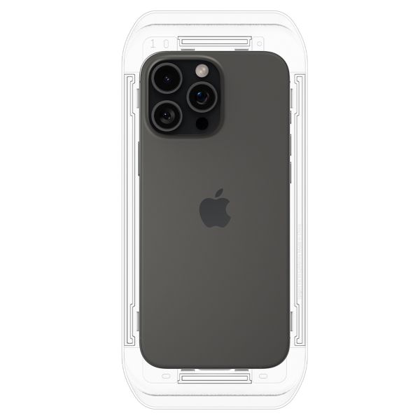 Spigen GLAStR Privacy EZ Fit Screenprotector + Applicator Apple iPhone 16 Pro