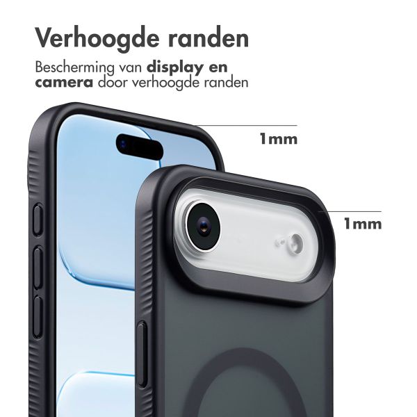 Accezz Rugged Frosted MagSafe Backcover Apple iPhone Air - Zwart