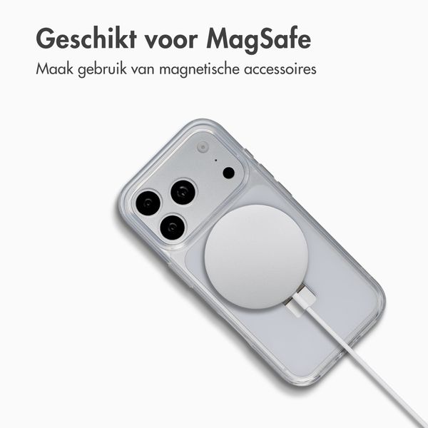 Accezz Ring Stand Backcover met MagSafe Apple iPhone 18 Pro Max / 17 Pro Max - Transparant