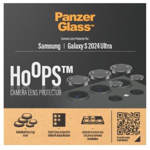 PanzerGlass Camera Protector Hoop Optic Rings Samsung Galaxy S24 Ultra - Black